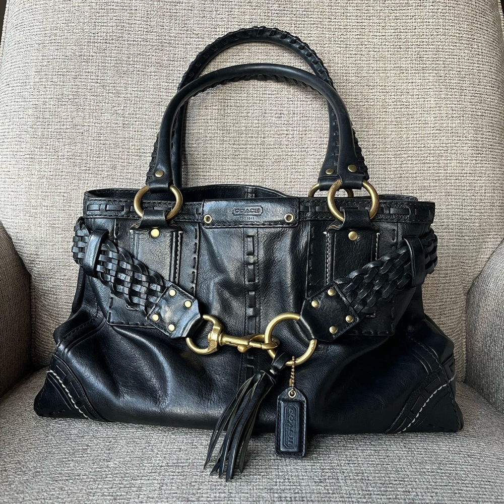 Coach 9290 Hampton Vintage Large Leather Carryall